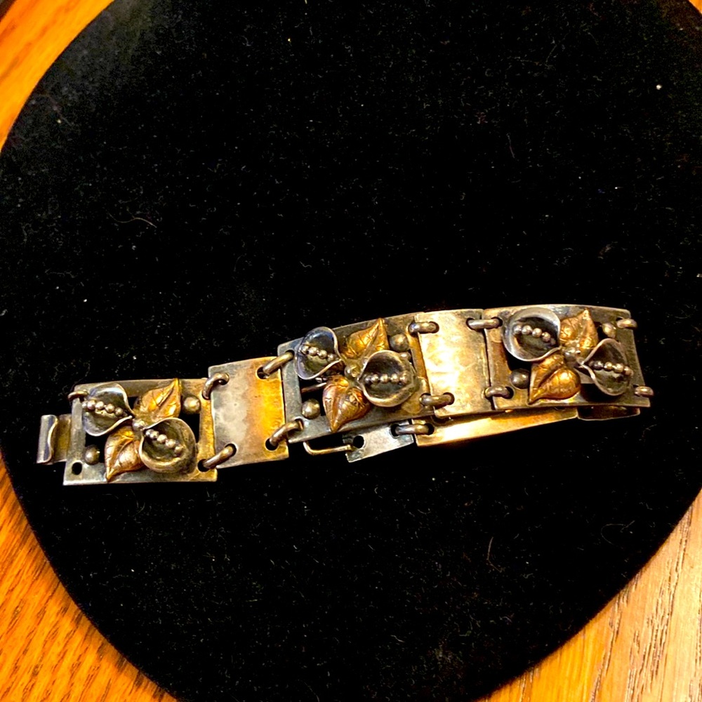 Sterling Calla Lilly Bracelet